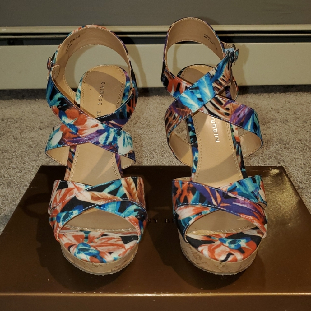 COPY - Cork wedge sandal